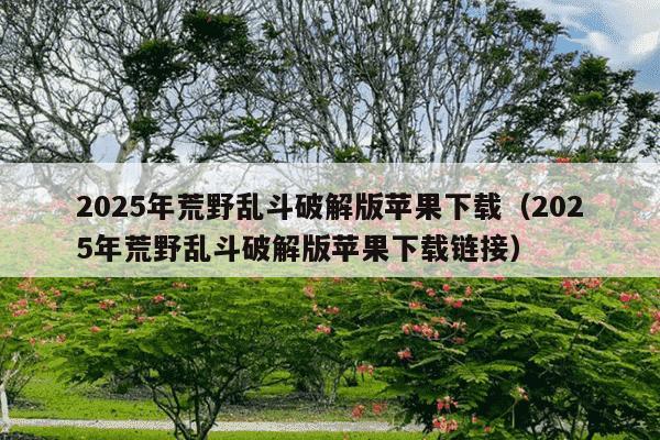 2025年荒野乱斗破解版苹果下载(2025年荒野乱斗破解版苹果下载链接)