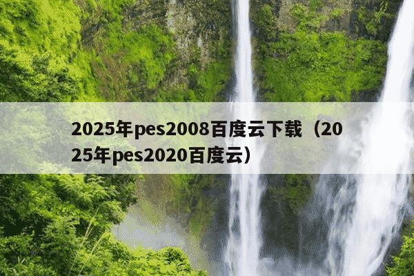 2025年pes2008百度云下载(2025年pes2020百度云)