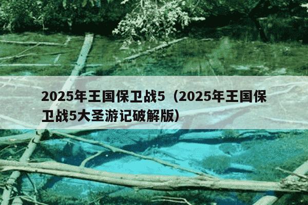 2025年王国保卫战5（2025年王国保卫战5大圣游记破解版）