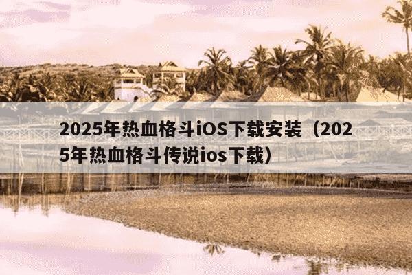 2025年热血格斗iOS下载安装（2025年热血格斗传说ios下载）