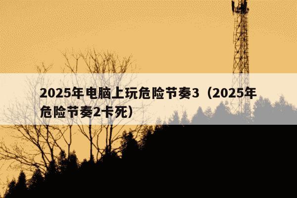 2025年电脑上玩危险节奏3(2025年危险节奏2卡死)