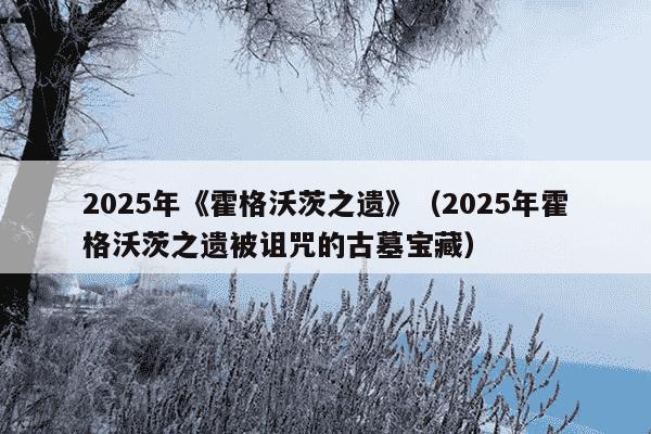 2025年《霍格沃茨之遗》(2025年霍格沃茨之遗被诅咒的古墓宝藏)