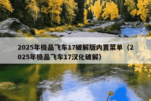 2025年极品飞车17破解版内置菜单(2025年极品飞车17汉化破解)