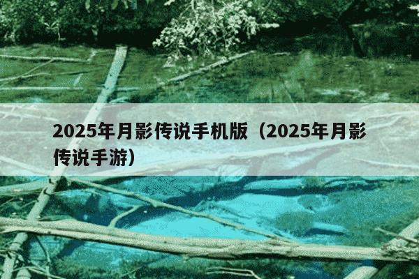 2025年月影传说手机版(2025年月影传说手游)