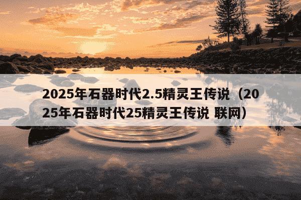 2025年石器时代2.5精灵王传说（2025年石器时代25精灵王传说 联网）