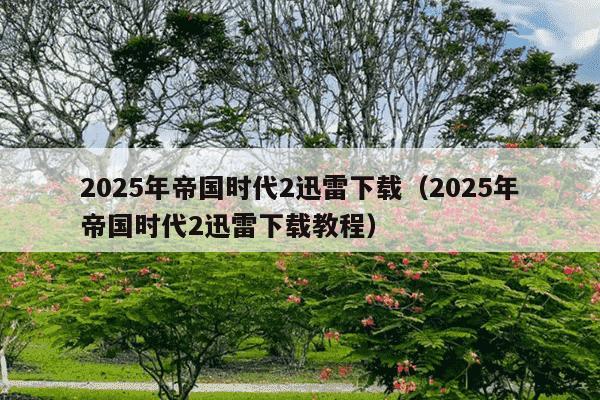 2025年帝国时代2迅雷下载（2025年帝国时代2迅雷下载教程）