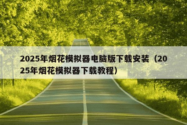 2025年烟花模拟器电脑版下载安装(2025年烟花模拟器下载教程)