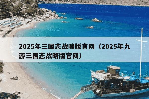 2025年三国志战略版官网（2025年九游三国志战略版官网）