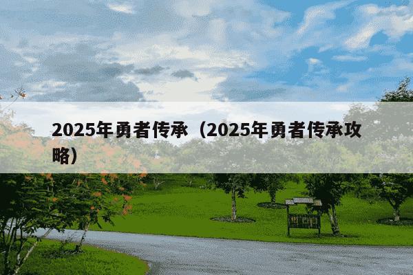 2025年勇者传承（2025年勇者传承攻略）