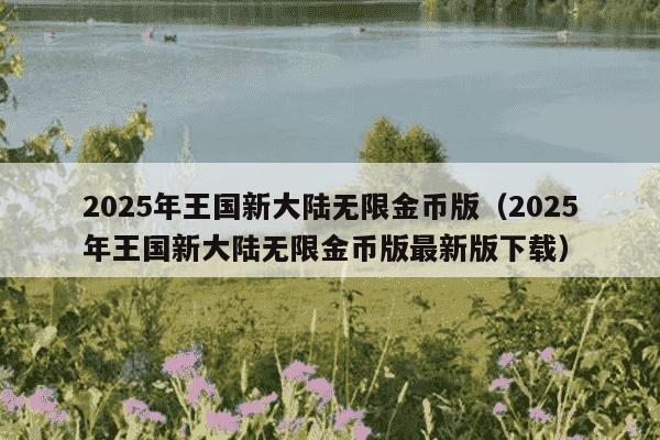 2025年王国新大陆无限金币版（2025年王国新大陆无限金币版最新版下载）
