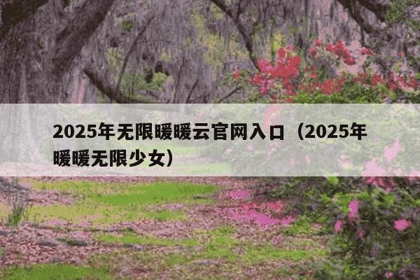 2025年无限暖暖云官网入口(2025年暖暖无限少女)