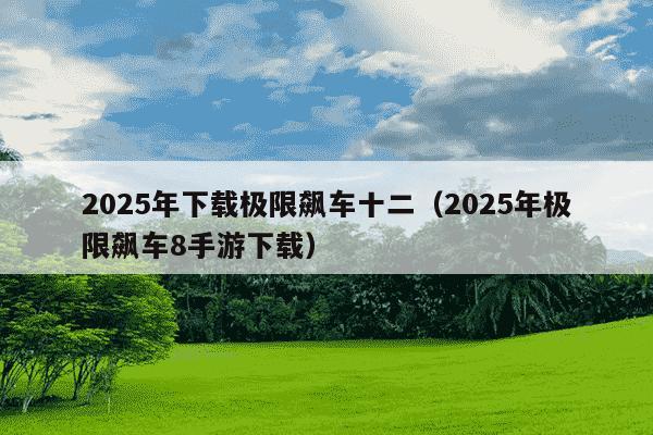 2025年下载极限飙车十二（2025年极限飙车8手游下载）