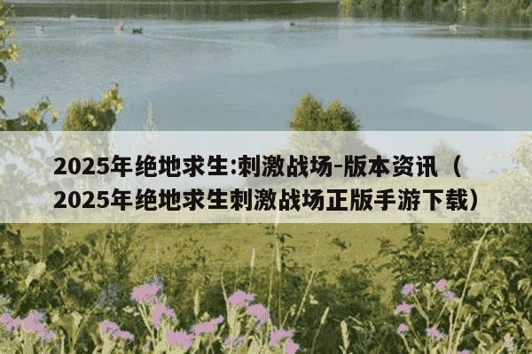 2025年绝地求生:刺激战场-版本资讯（2025年绝地求生刺激战场正版手游下载）