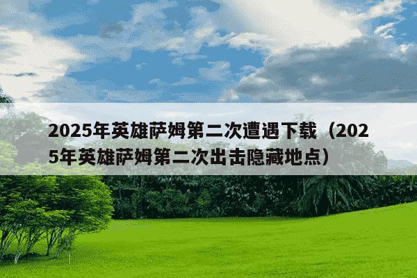 2025年英雄萨姆第二次遭遇下载(2025年英雄萨姆第二次出击隐藏地点)