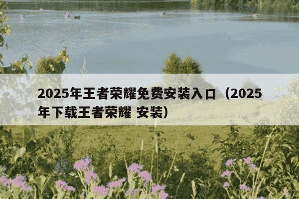 2025年王者荣耀免费安装入口（2025年下载王者荣耀 安装）