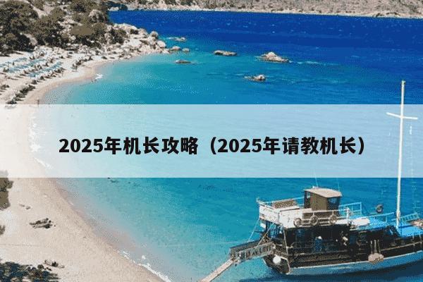 2025年机长攻略(2025年请教机长)