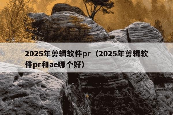 2025年剪辑软件pr(2025年剪辑软件pr和ae哪个好)