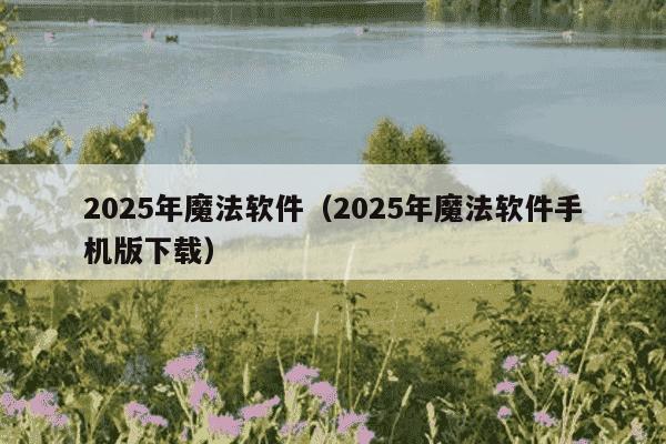 2025年魔法软件(2025年魔法软件手机版下载)