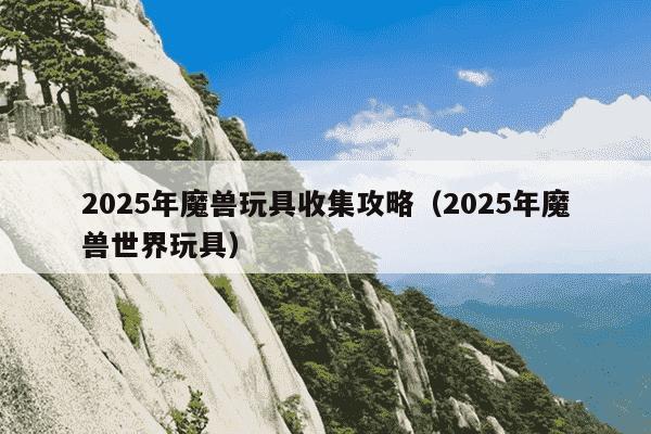 2025年魔兽玩具收集攻略（2025年魔兽世界玩具）