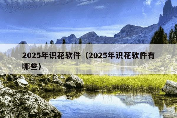 2025年识花软件(2025年识花软件有哪些)