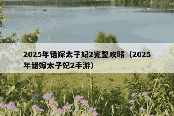 2025年错嫁太子妃2完整攻略(2025年错嫁太子妃2手游)