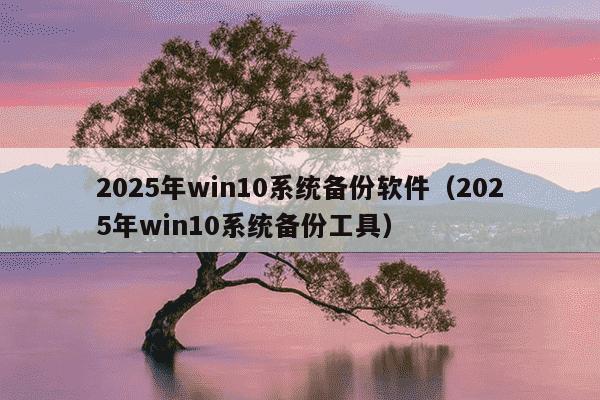 2025年win10系统备份软件(2025年win10系统备份工具)