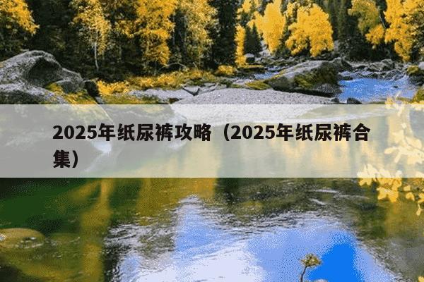 2025年纸尿裤攻略(2025年纸尿裤合集)