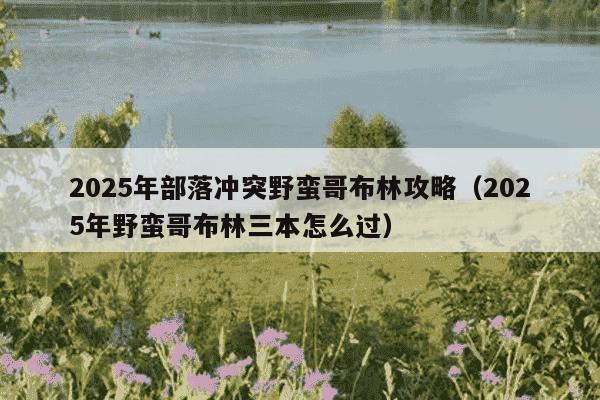 2025年部落冲突野蛮哥布林攻略(2025年野蛮哥布林三本怎么过)