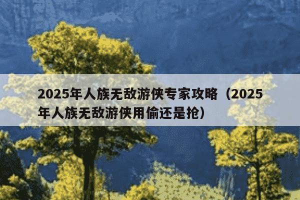 2025年人族无敌游侠专家攻略（2025年人族无敌游侠用偷还是抢）