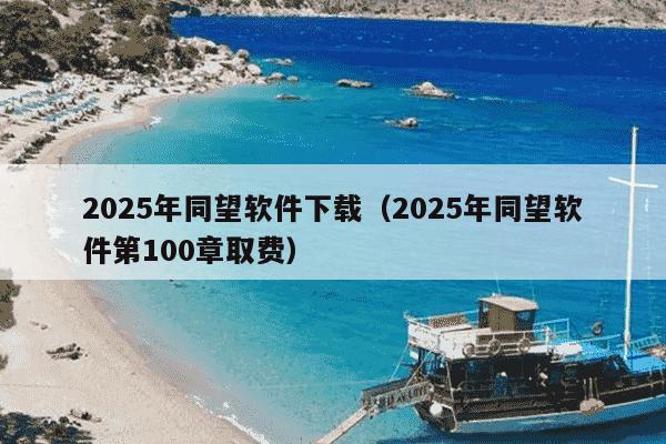 2025年同望软件下载(2025年同望软件第100章取费)