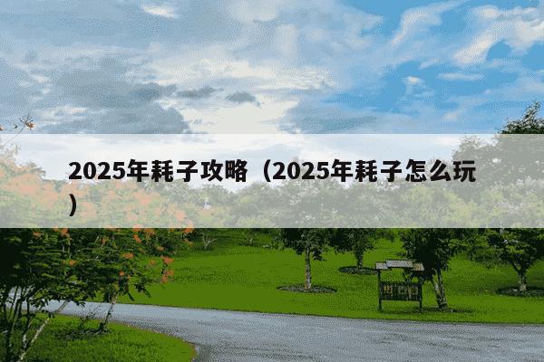 2025年耗子攻略(2025年耗子怎么玩)