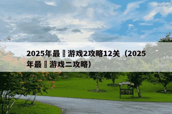 2025年最囧游戏2攻略12关(2025年最囧游戏二攻略)