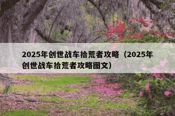 2025年创世战车拾荒者攻略（2025年创世战车拾荒者攻略图文）