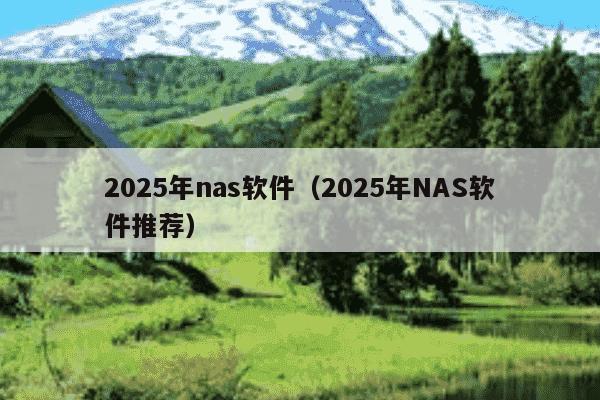 2025年nas软件（2025年NAS软件推荐）