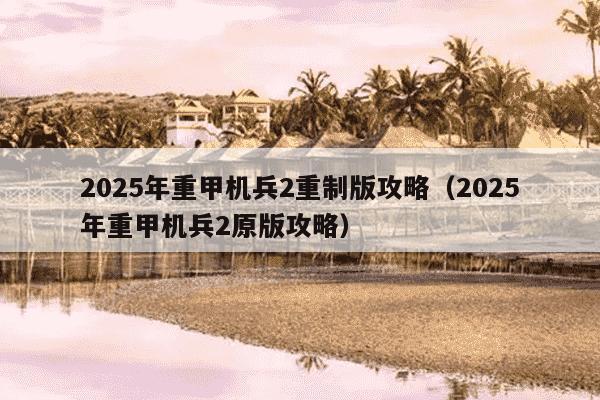 2025年重甲机兵2重制版攻略（2025年重甲机兵2原版攻略）