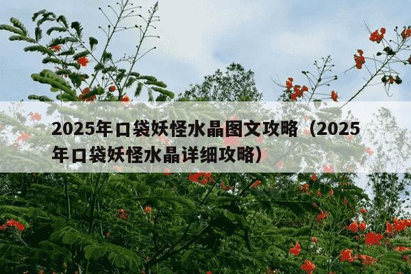 2025年口袋妖怪水晶图文攻略（2025年口袋妖怪水晶详细攻略）