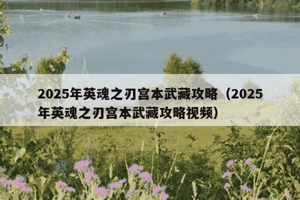 2025年英魂之刃宫本武藏攻略（2025年英魂之刃宫本武藏攻略视频）