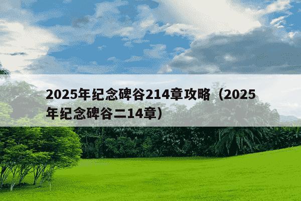 2025年纪念碑谷214章攻略(2025年纪念碑谷二14章)