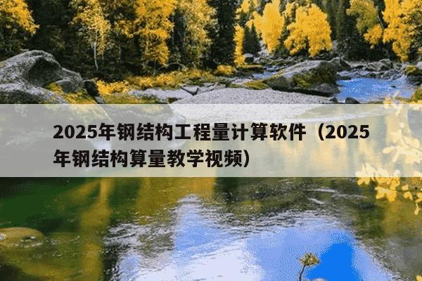 2025年钢结构工程量计算软件（2025年钢结构算量教学视频）