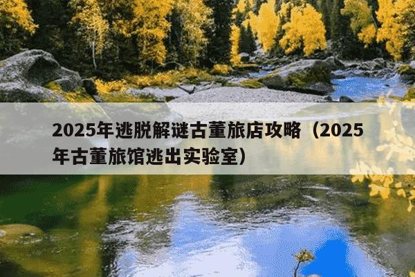 2025年逃脱解谜古董旅店攻略(2025年古董旅馆逃出实验室)