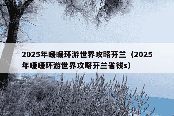 2025年暖暖环游世界攻略芬兰（2025年暖暖环游世界攻略芬兰省钱s）