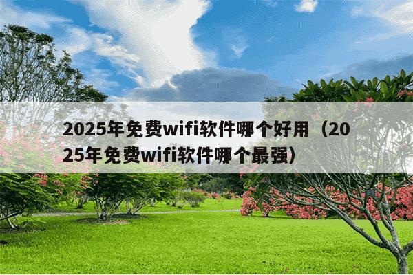 2025年免费wifi软件哪个好用（2025年免费wifi软件哪个最强）