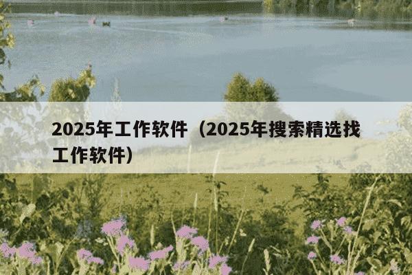 2025年工作软件（2025年搜索精选找工作软件）
