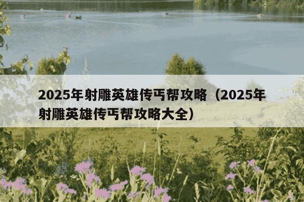 2025年射雕英雄传丐帮攻略（2025年射雕英雄传丐帮攻略大全）