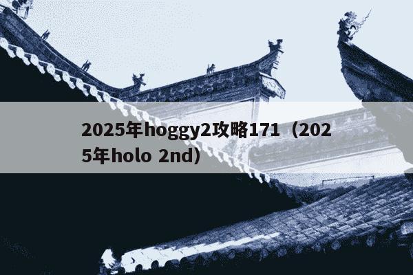 2025年hoggy2攻略171（2025年holo 2nd）