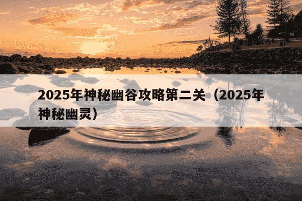 2025年神秘幽谷攻略第二关（2025年神秘幽灵）
