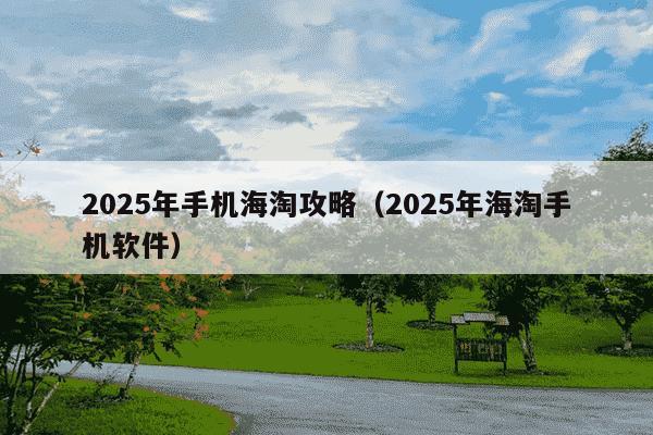 2025年手机海淘攻略（2025年海淘手机软件）