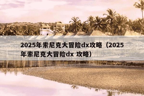 2025年索尼克大冒险dx攻略（2025年索尼克大冒险dx 攻略）