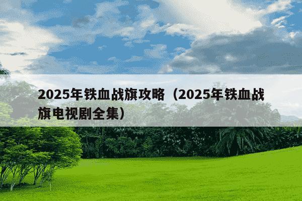 2025年铁血战旗攻略（2025年铁血战旗电视剧全集）