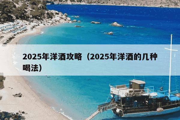 2025年洋酒攻略（2025年洋酒的几种喝法）